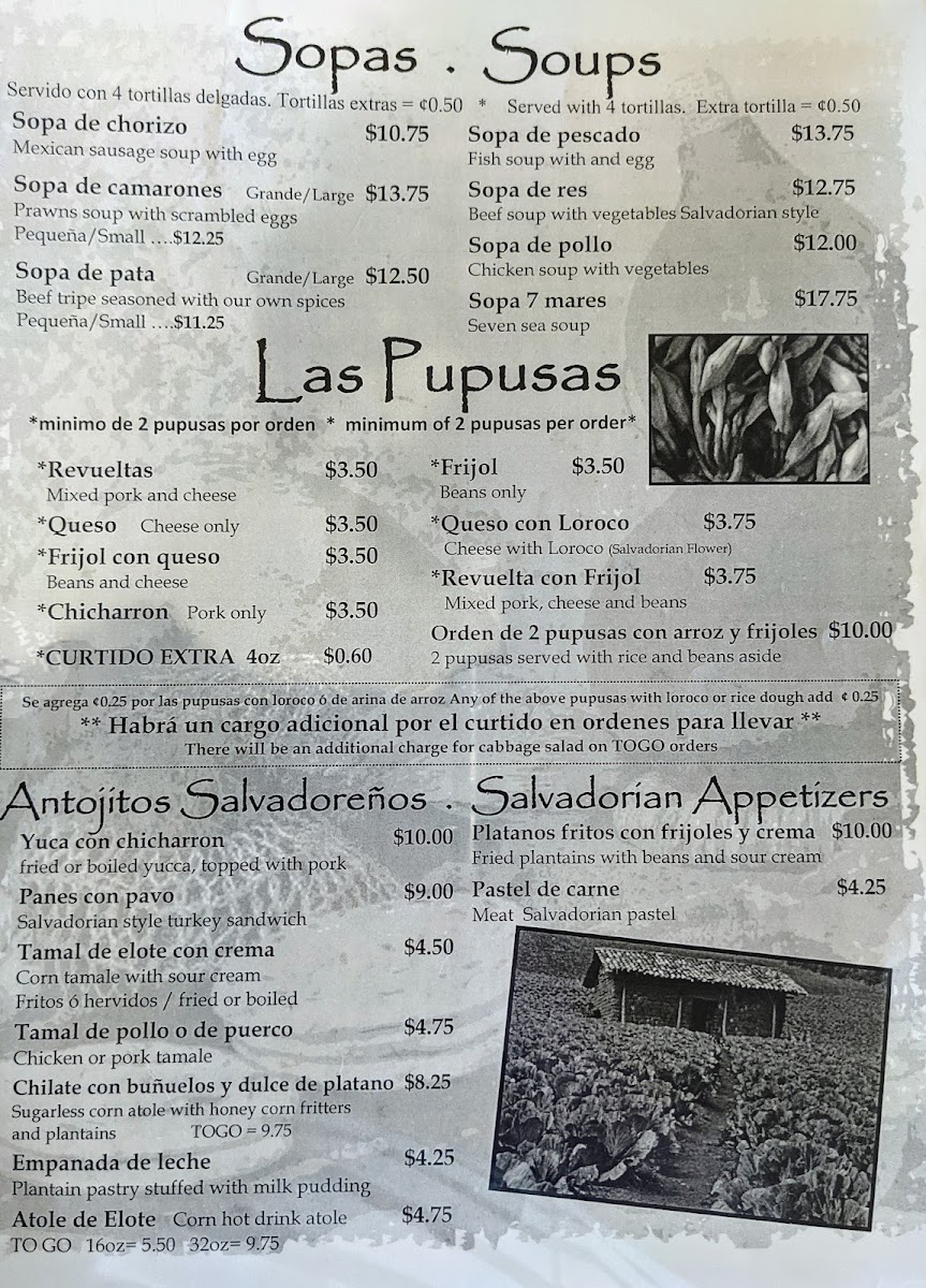 La Santaneca De La Mission Menu - Image 1